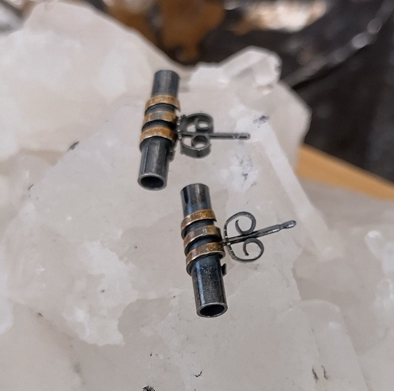 Orecchini pendenti & Orecchini a lobo: OHRRINGE SILBER 925 GESCHWÄRZT – Usato da Romanshorn venduto da BoutiqueA 1