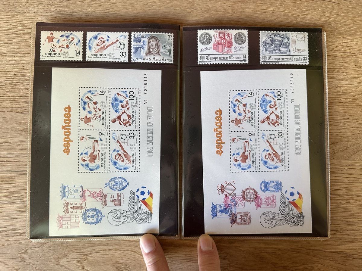 Tutti i francobolli: Spanien - Jahresserie 1982 ** – Usato da Schmitten / FR venduto da Samsara169 2