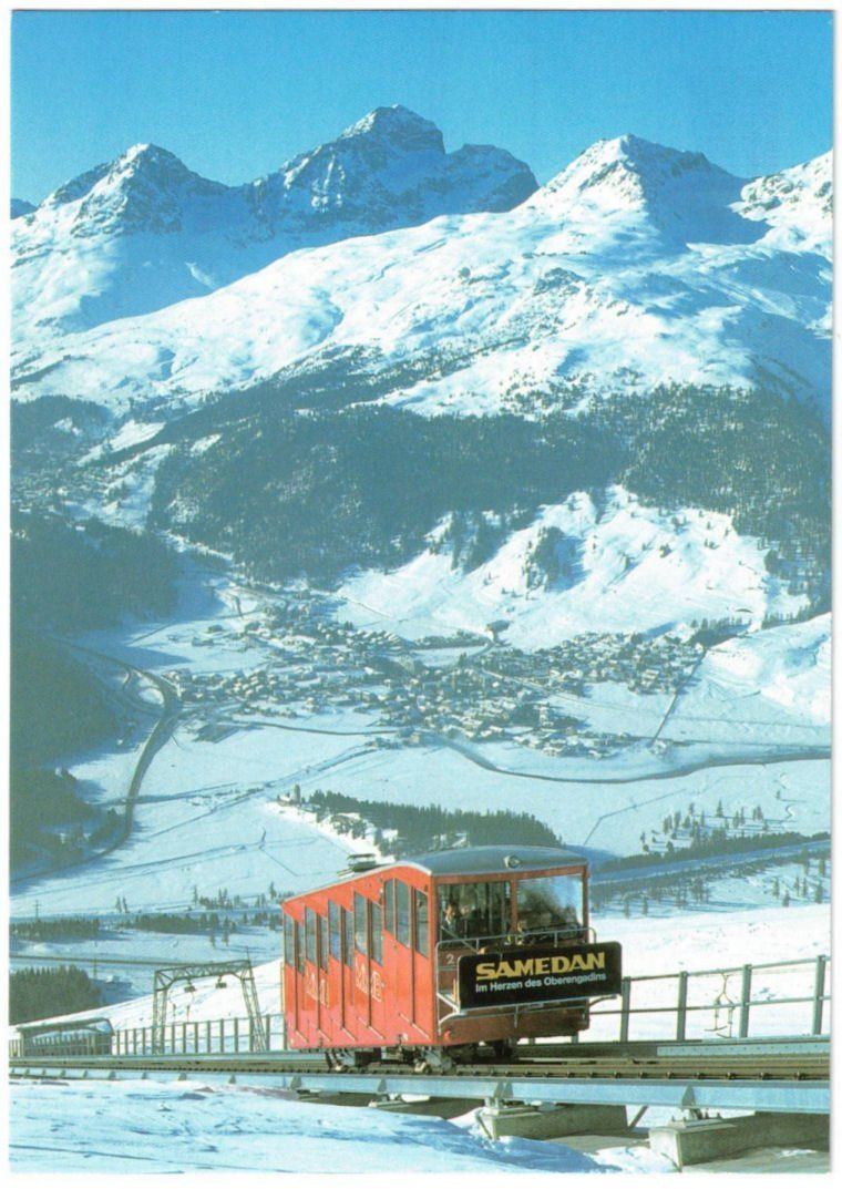 Cartes postales: St. Moritz - Standseilbahn Muottas Muragl – D'occasion à Binningen par Mountainrider