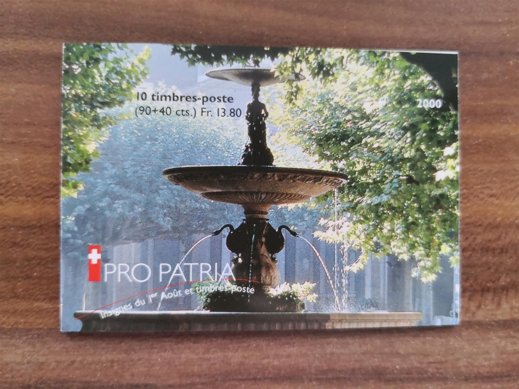 Tous les timbres: Markenheft Pro Patria 2000, Ersttag – D'occasion à Rickenbach SO par Bytebull