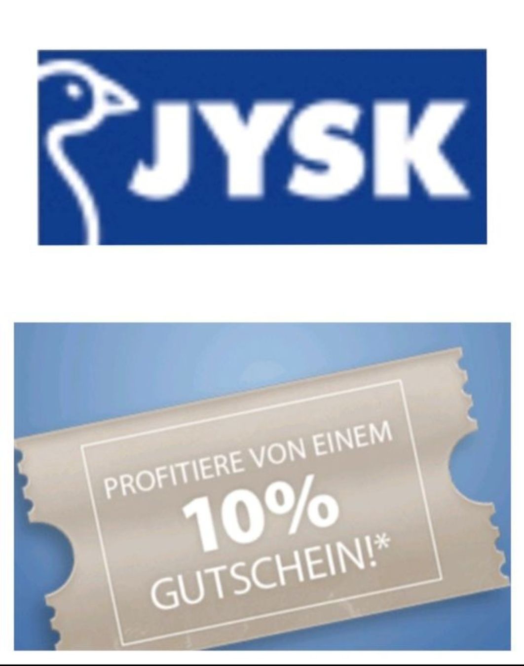 Buoni: JYSK 10% Gutschein ab 50.- Einkauf – Nuovo (secondo la descrizione) da Köniz venduto da Gamecollect