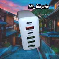 Ladegerät 6 Ports USB-C,USB-A für Iphone,Samsung,Laptop usw