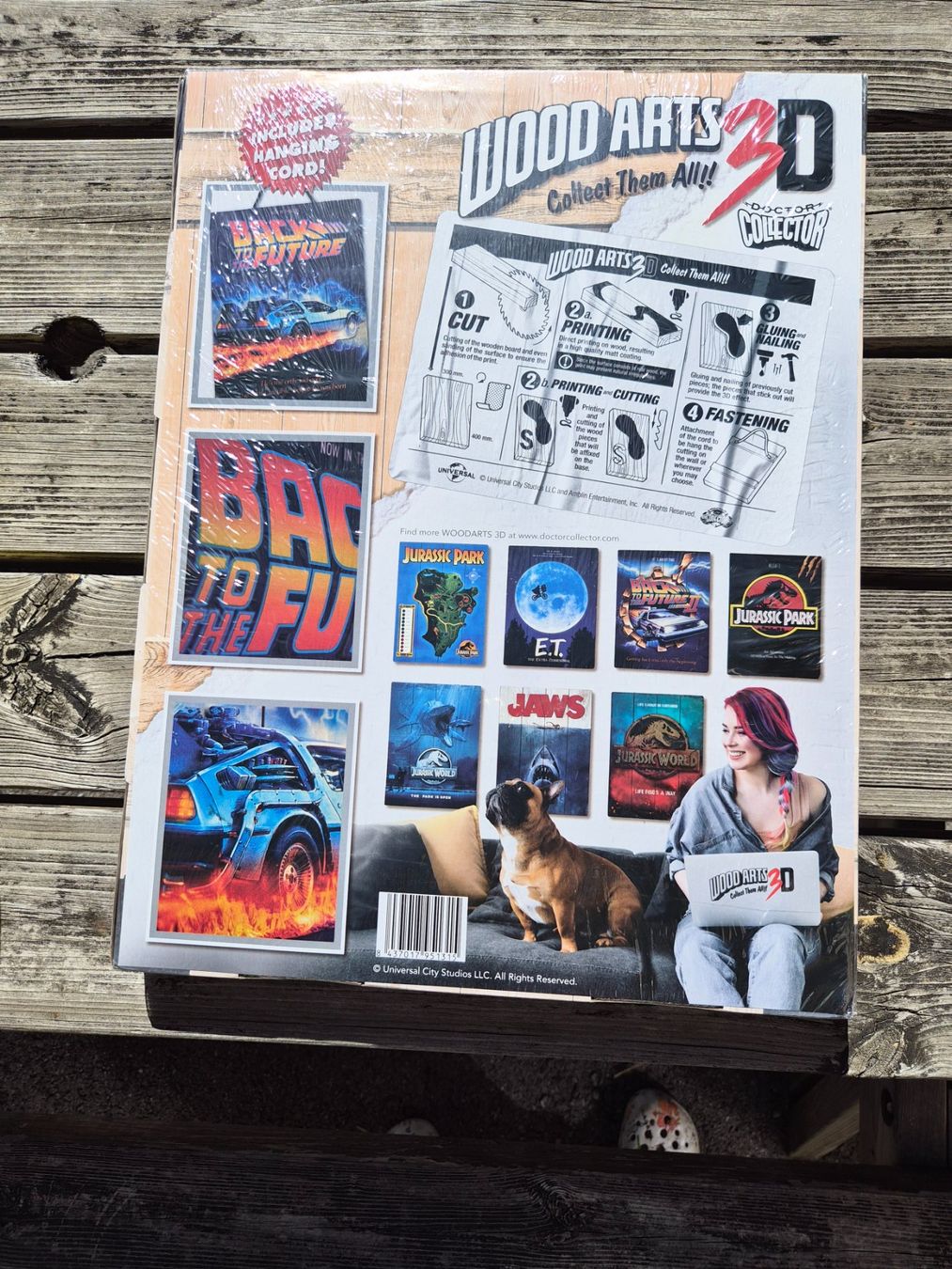 Gemälde: Tableau bois 3d Back to the Future – Neu und originalverpackt aus Bévilard von CHUCKMAVIS 1