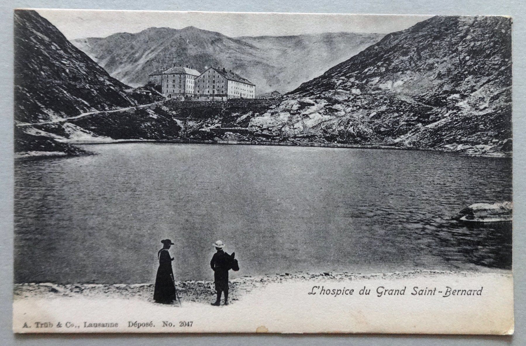 Cartoline postali: L' Hospice du Grand Saint Bernard – Usato da Fétigny venduto da Billy2miny