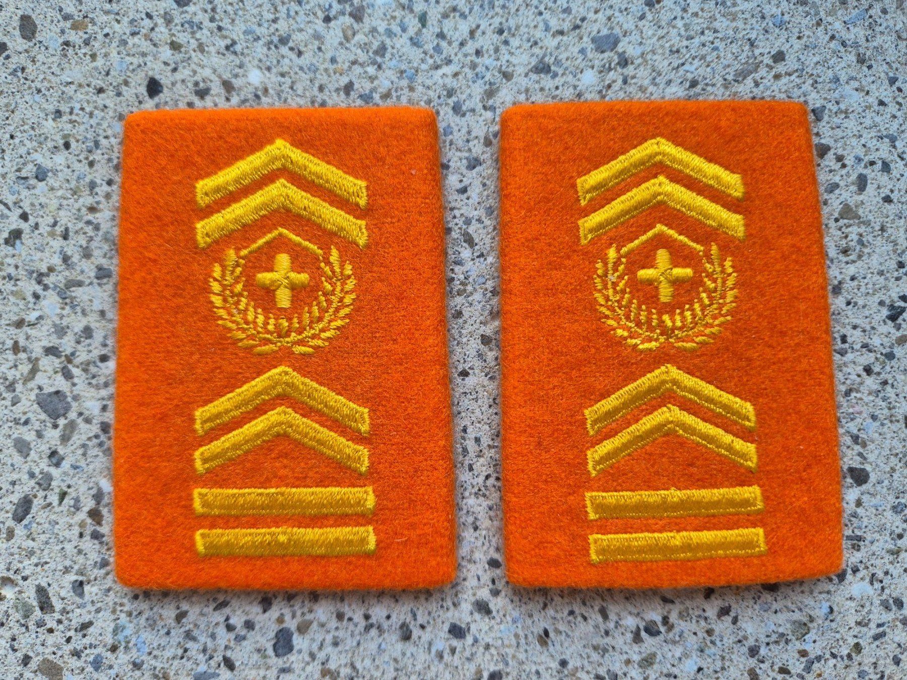 Schweizer Armee Placchette & Badge:  Gradabzeichen Patten Set Chefadjutant Territorialdienst – Nuovo e nell'imballaggio originale da Riedholz venduto da fr_sIruP