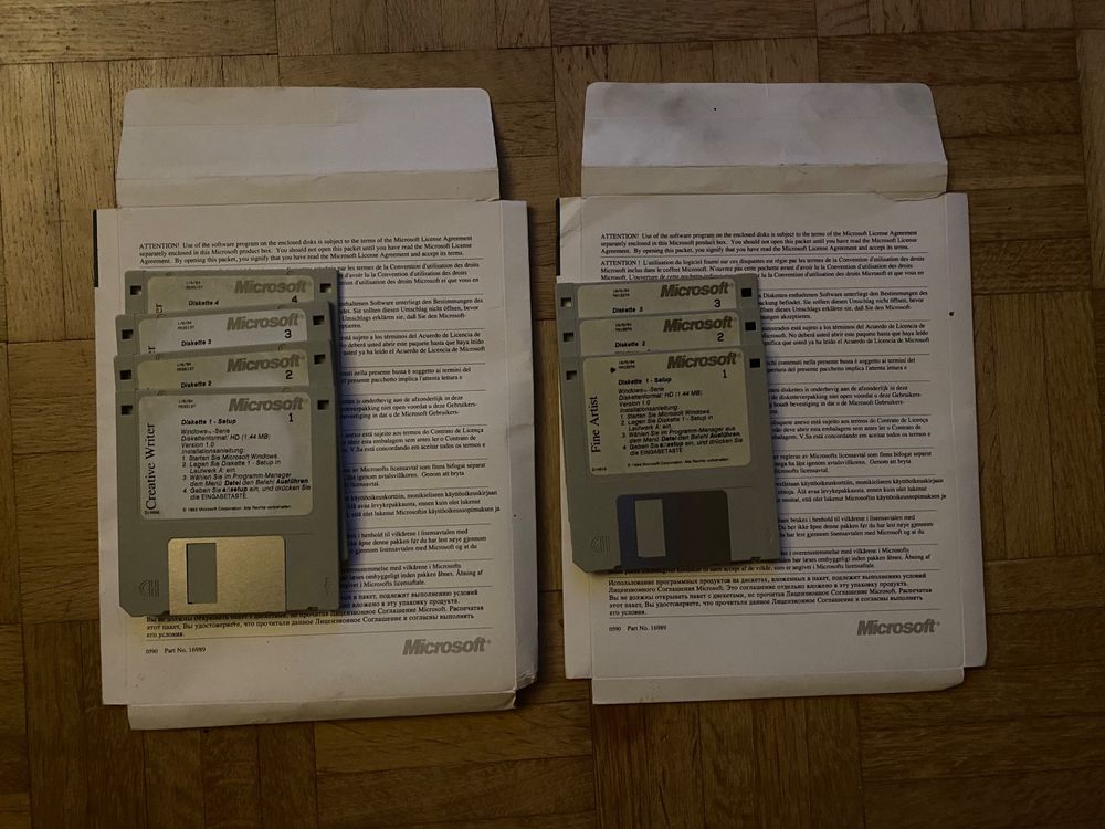 Microsoft Creative Writer und Fine Artist für Windows 3.1 (Gebraucht ...