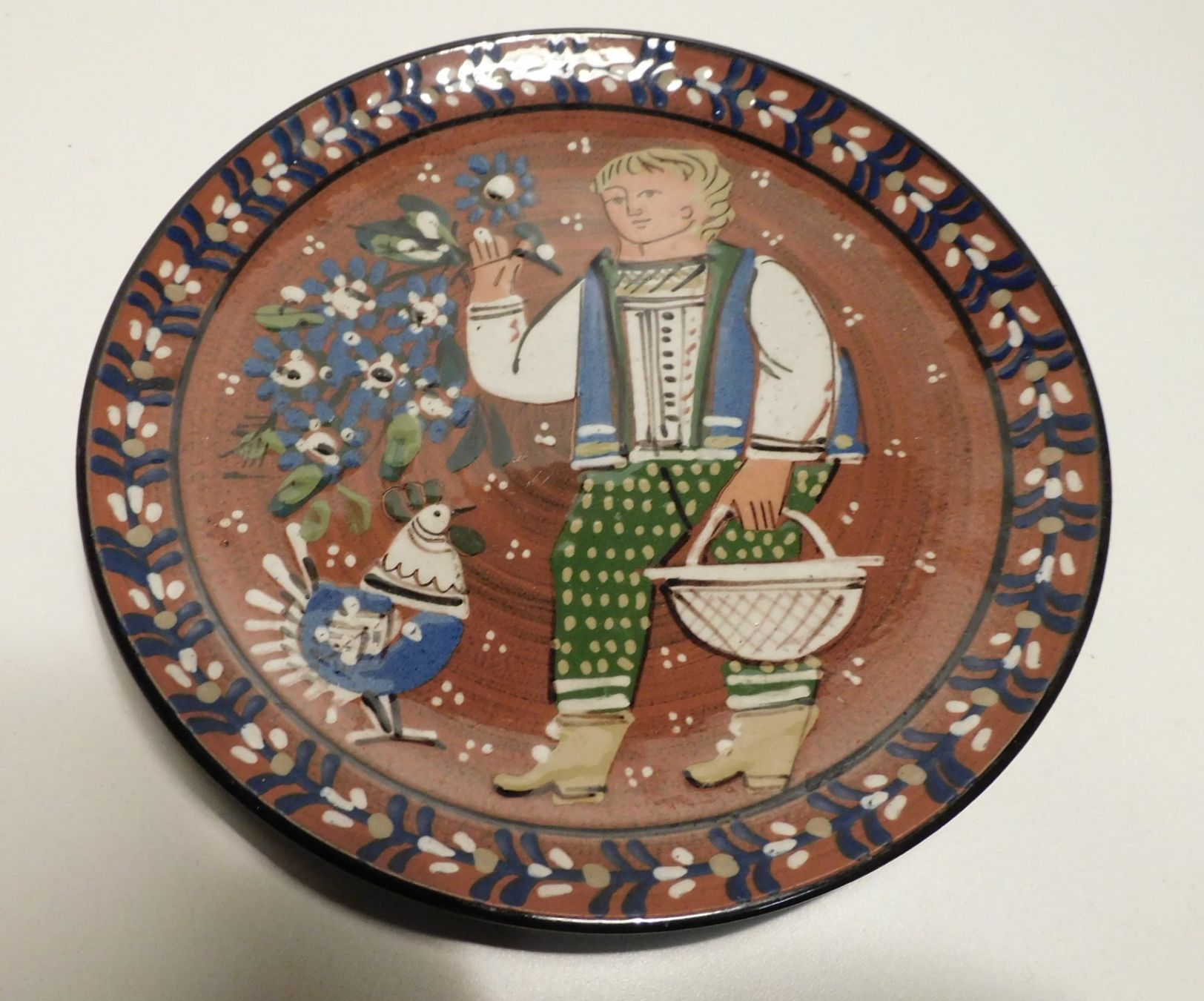 Teller: Sammelteller - Teller - Bauernkeramik - Wandteller – Gebraucht aus Sursee von 76 1