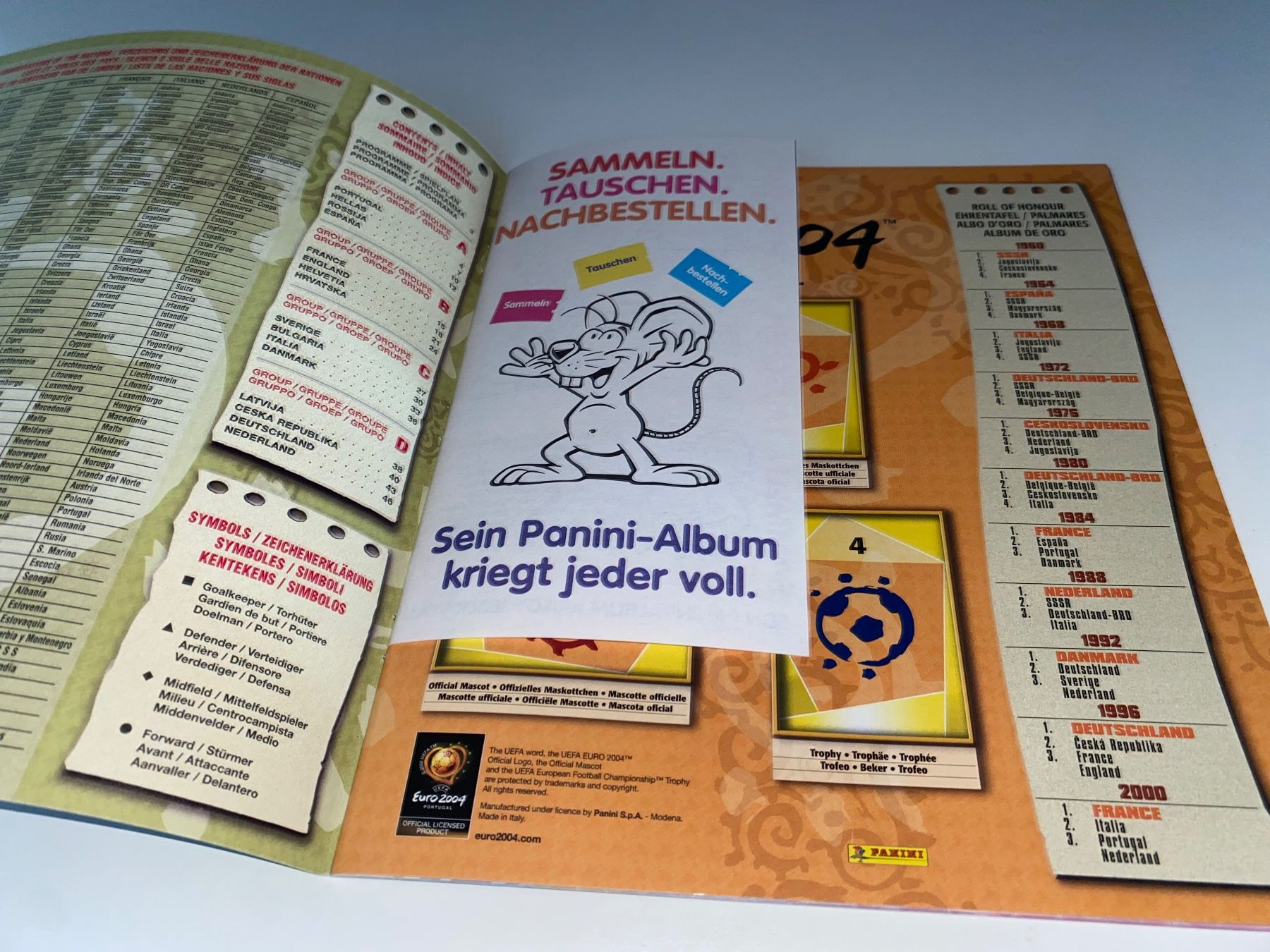 Panini Alben: Panini Leeralbum EM 2004. Mit Ronaldo. – Neu (gemäss Beschreibung) aus Hergiswil LU von FcMalkov 1