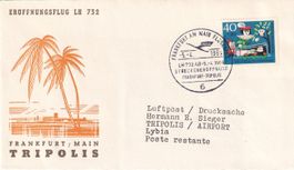 Erstflug Lufthansa Frankfurt - Tripolis 1964