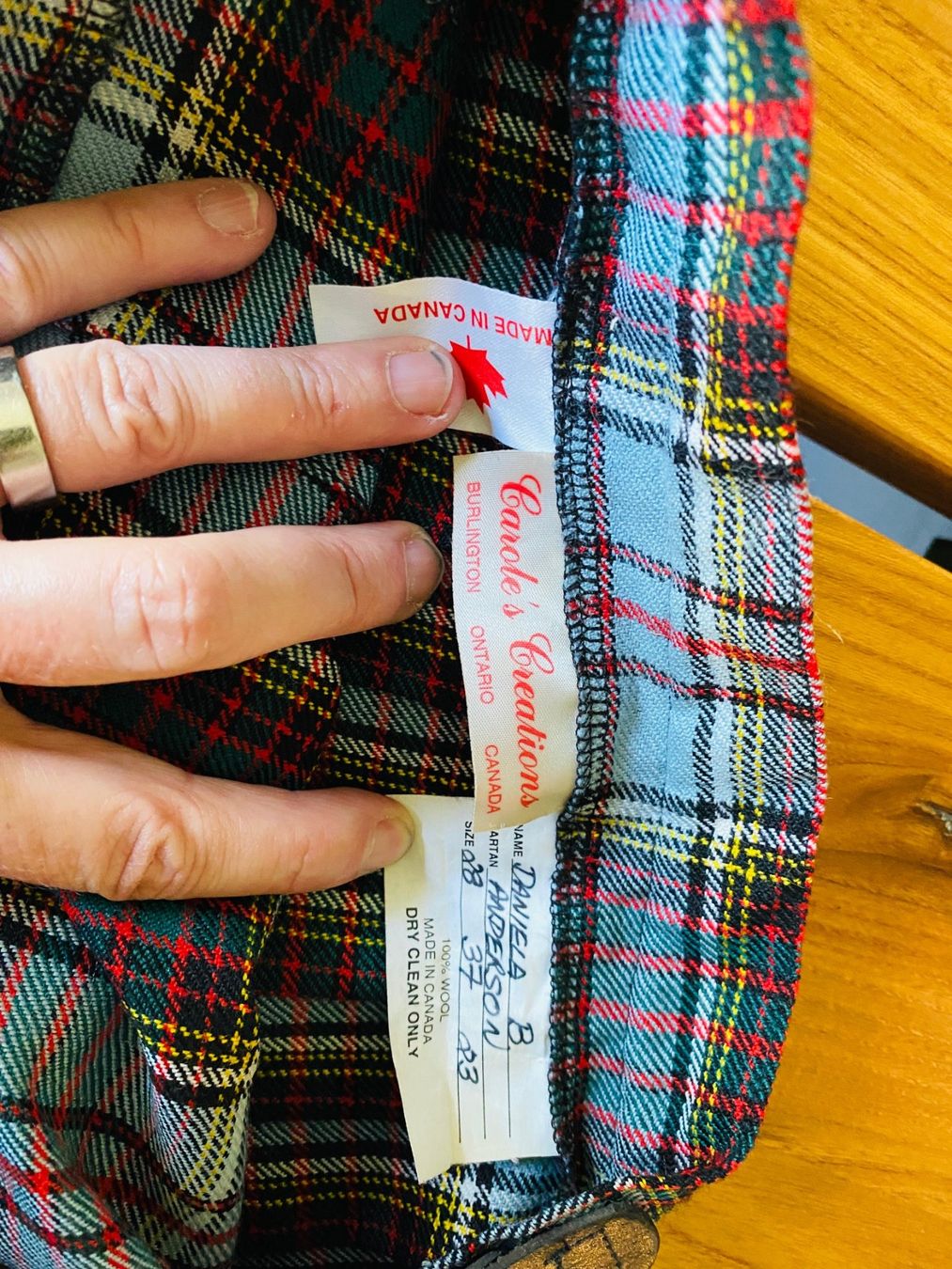Jupes: Original canadischer Kilt – D'occasion à Kastanienbaum par Niara2 2