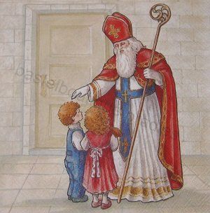 Tovaglioli: Serviette sankt nikolaus (w362) – Nuovo (secondo la descrizione) da Schlatt TG venduto da kreativ-atelier