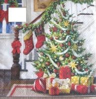 Serviette decorated staircase (w489) 3Stk