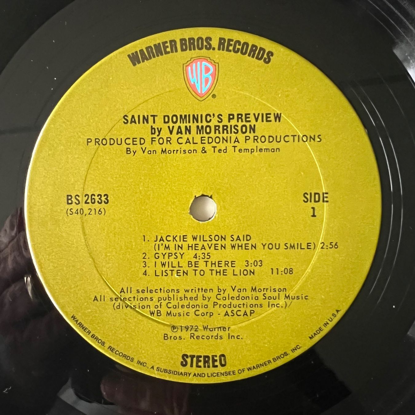 Dischi in vinile: Van Morrison - Saint Dominic's Preview / 1. US-Press. 1972 – Usato da Gais venduto da soundcave57 4