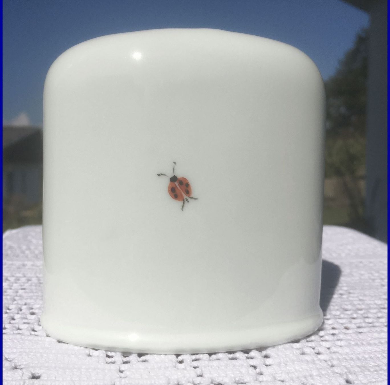 Vasi & Recipienti: BLUMENVASE  HANDBEMALT  VASE  SCHMETTERLING – Usato da Subingen venduto da ArtBead 4
