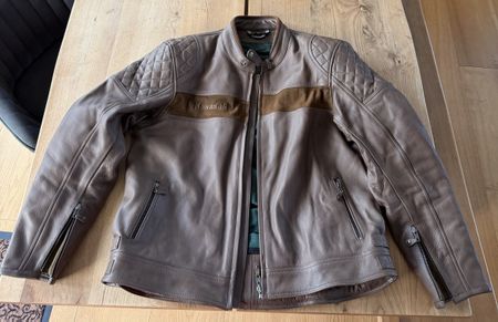 Kawasaki Lederjacke, Gr. 3XL, Top Zustand