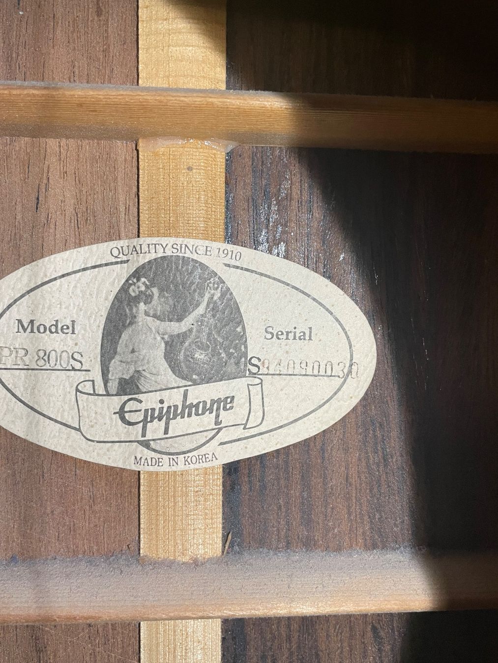 Epiphone Strumenti musicali: Acoustic Gitarre Epiphone Gibson PR800S – Usato da Künten venduto da wowich 4