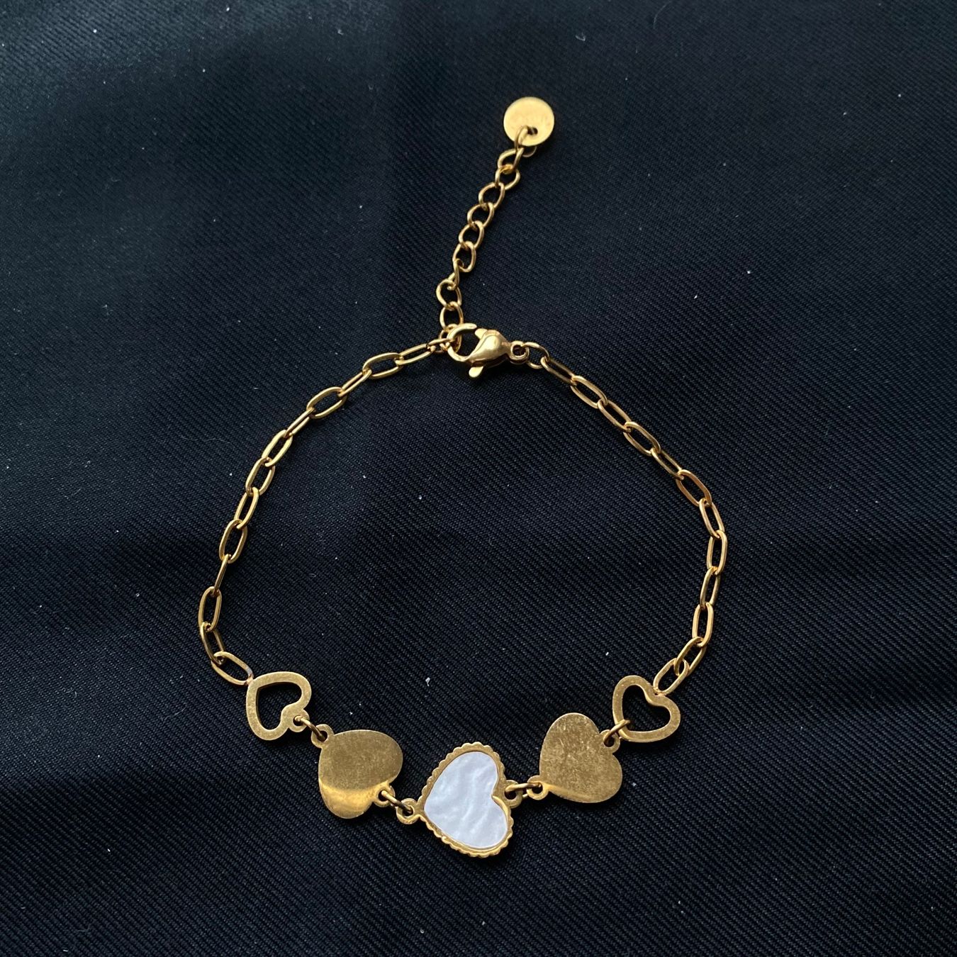 Bracciali & Braccialetti: 18KGP Perlmutt Herz Armkette – Nuovo (secondo la descrizione) da Givisiez venduto da dor_xb9k
