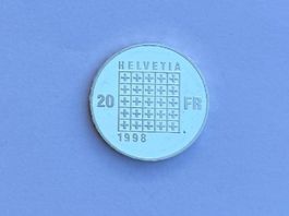 20 Fr. Gedenkmünze 1998 200 Jahre Helvetia