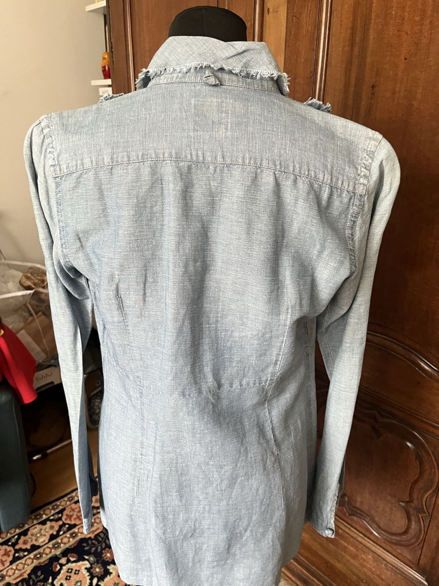 Camicette: Blusa Denim blu chiaro – Usato da Locarno venduto da cichita 2