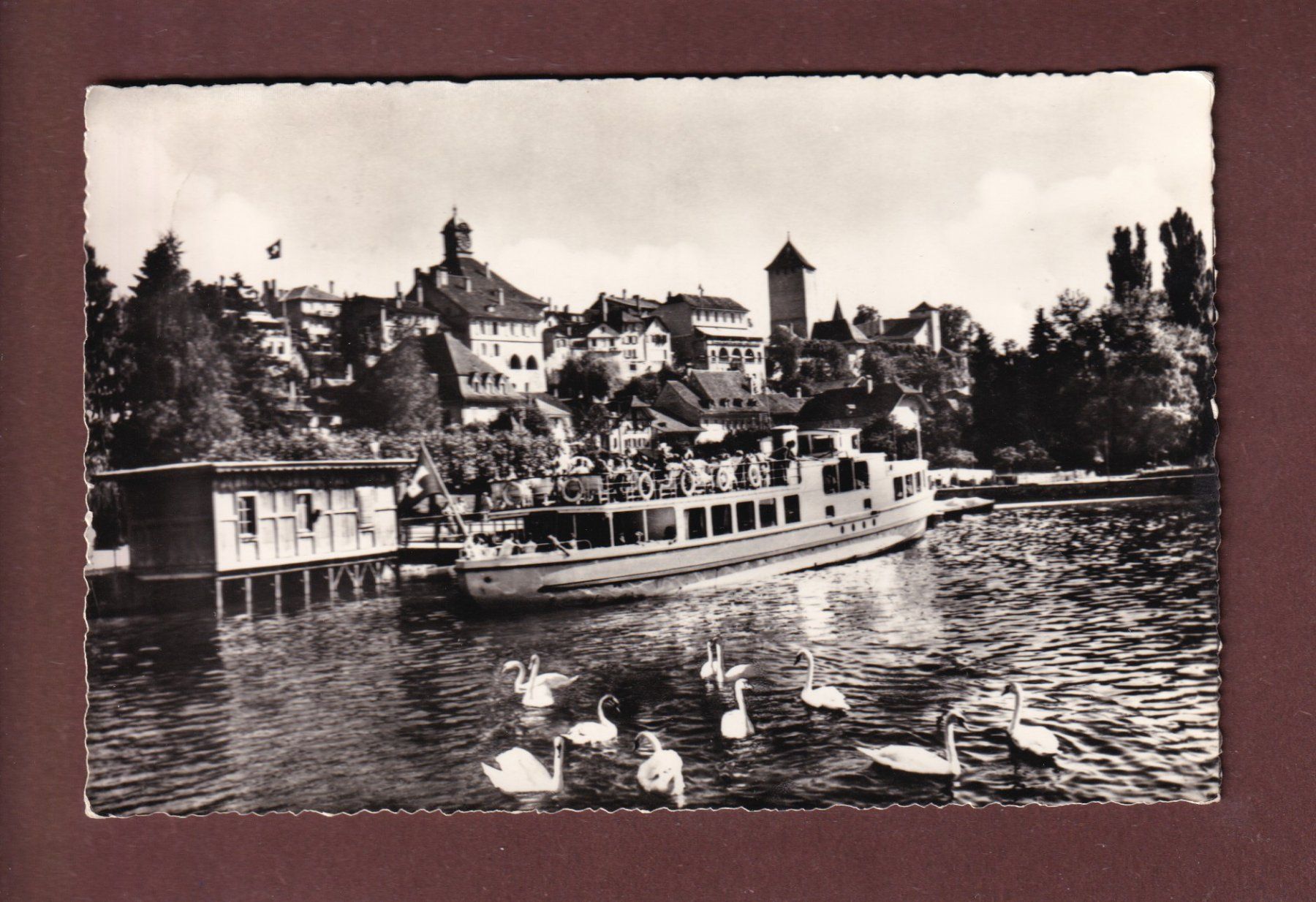 Ansichtskarten: MORAT / MURTEN - Chiff - 1958 – Gebraucht aus Pully von nicecards-shop