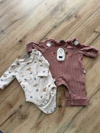 Baby 2er Set Body/Strampler Gr. 50