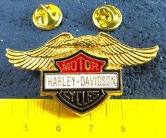 HD HARLEY-DAVIDSON GOLDEN EAGLE 5cm GROSSS GEPRÄGT 2NÄGEL