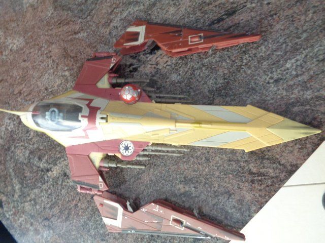 Hasbro Giocattoli: Star Wars Hasbro Jedi Fighter Obi Wan. – Usato da sargans venduto da Angamar 1