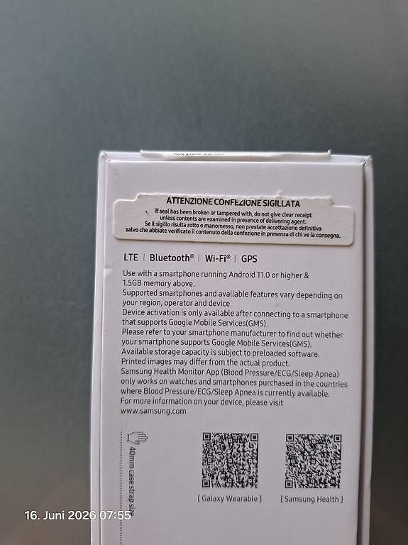 Smartwatch: Samsung galaxy watch 7 40mm – Usato da Winterthur venduto da Nipa.85 3