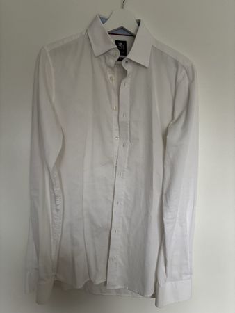 Otto Kern Herrenhemd weiss Gr. 37/38 Tailored Fit