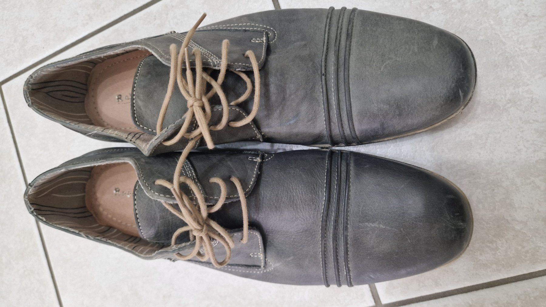 Roberto Santi Herrenschuhe: GRAU LEDER SCHUHE GR:43  GÜNSTIG – Gebraucht aus Waldenburg von suzukibl 1
