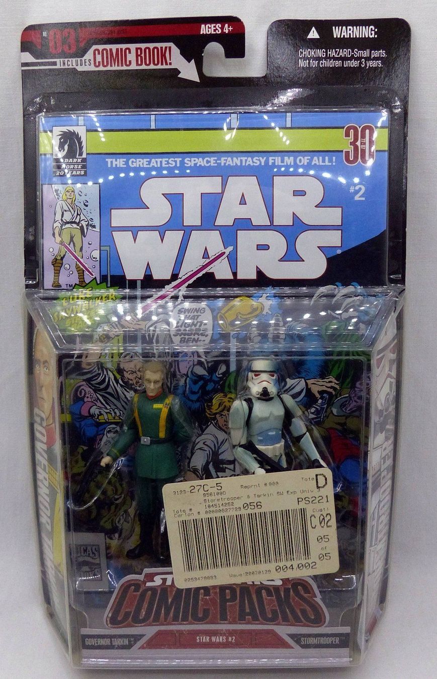 Star Wars Statuette: STAR WARS #2 GOVERNOR TARKIN & STORMTROOPER + COMIC 2006 – Usato da Lugano venduto da YouWantUS