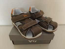 Vty Sandalen Gr 25 Kinder braun/orange/weiss, Neu