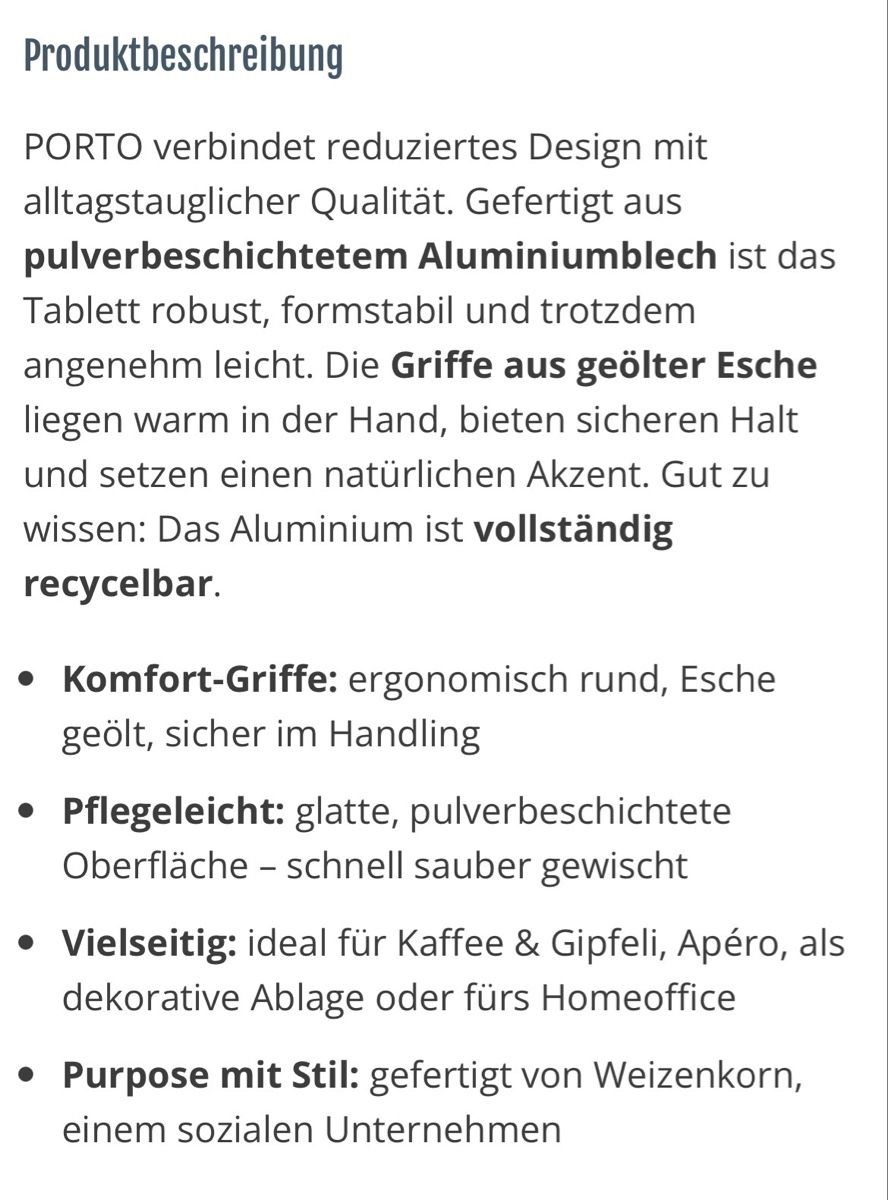 Plateaux: Serviertablett Originalverpackt  – Neuf avec emballage d'origine à Basel par Gundeli-25 4