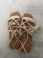 Marlinna Sandalen, Gr. 38, Creme/Weiss, Sommer Hit!