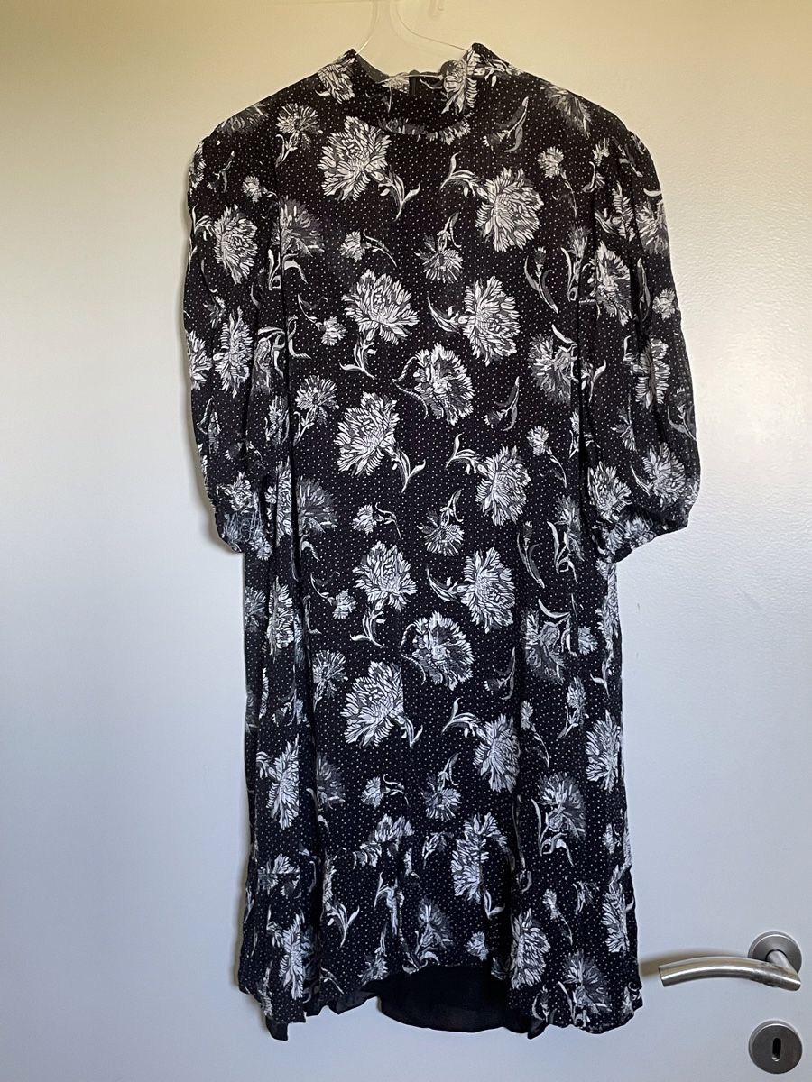 Kooples Vestiti: Robe noire à fleurs blanches THE KOOPLES NEW – Nuovo e nell'imballaggio originale da Vuadens venduto da Nina11 1
