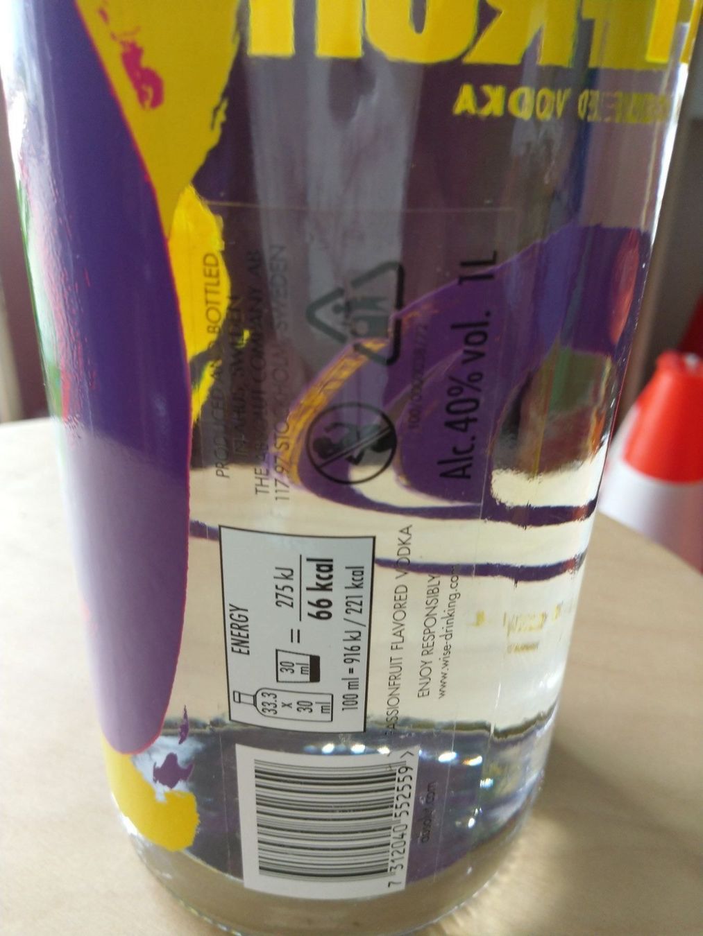 Absolut Vodka Spirituosen: (KOPIE) Vodka Absolut Passionsfrucht – Neu und originalverpackt aus Maienfeld von Hanswurst64 2