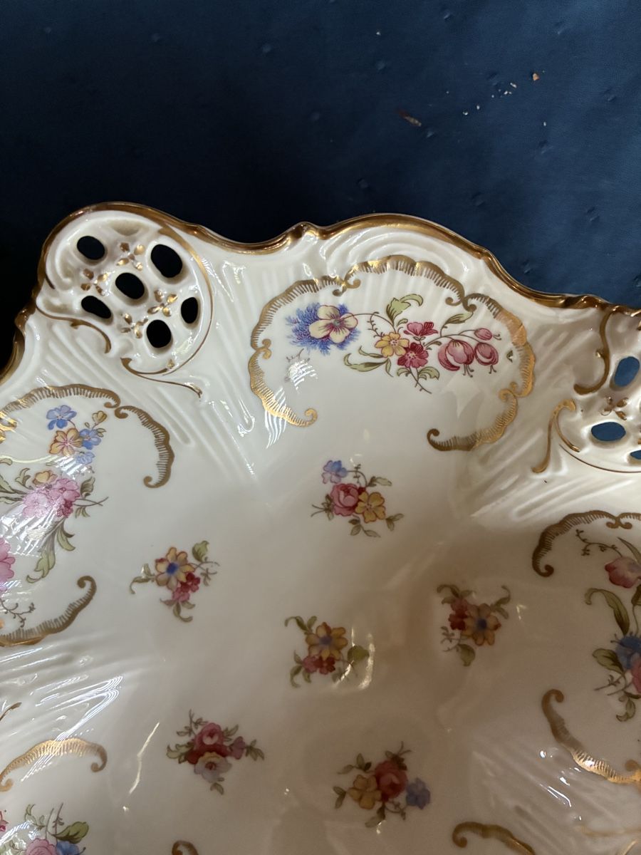 Rosenthal Schalen: Rosenthal Gebäckschale mit durchbrochenem Rand  – Gebraucht aus Dornach von Rosengarten 1