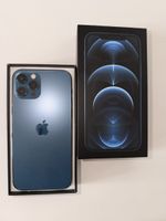 iPhone 12 Pro Max 256Go Pazifikblau mit 4 Hüllen 📱