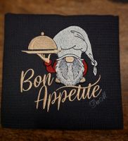 Handtuch/Küchentuch/Baumwolle/Stickerei/Geschenk/ NEU