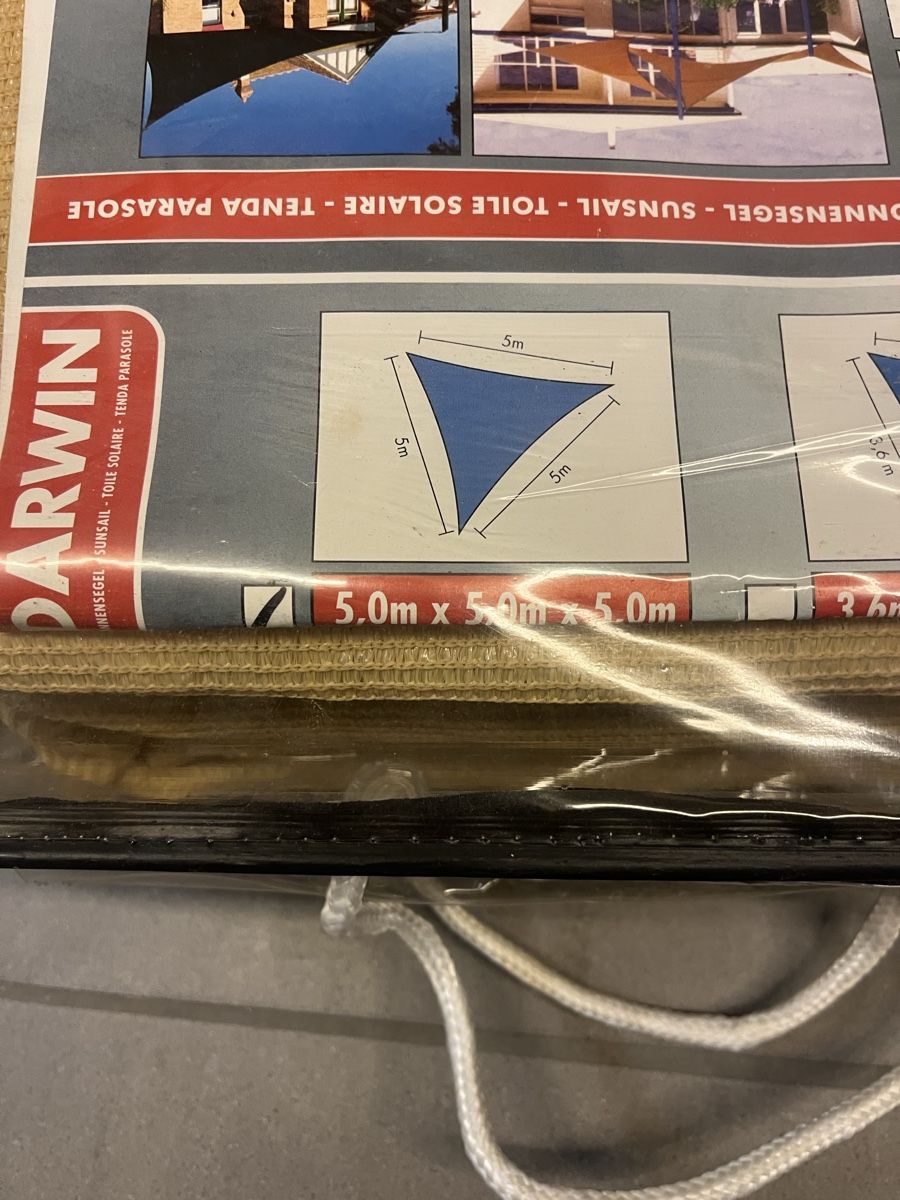 Tende da sole: Sonnensegel Dreieck 5x5x5meter  – Nuovo e nell'imballaggio originale da Neerach venduto da fuz_8d7l 3