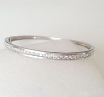 Elegantes Armreif , Armspange Silber 925 mit Zirkonia