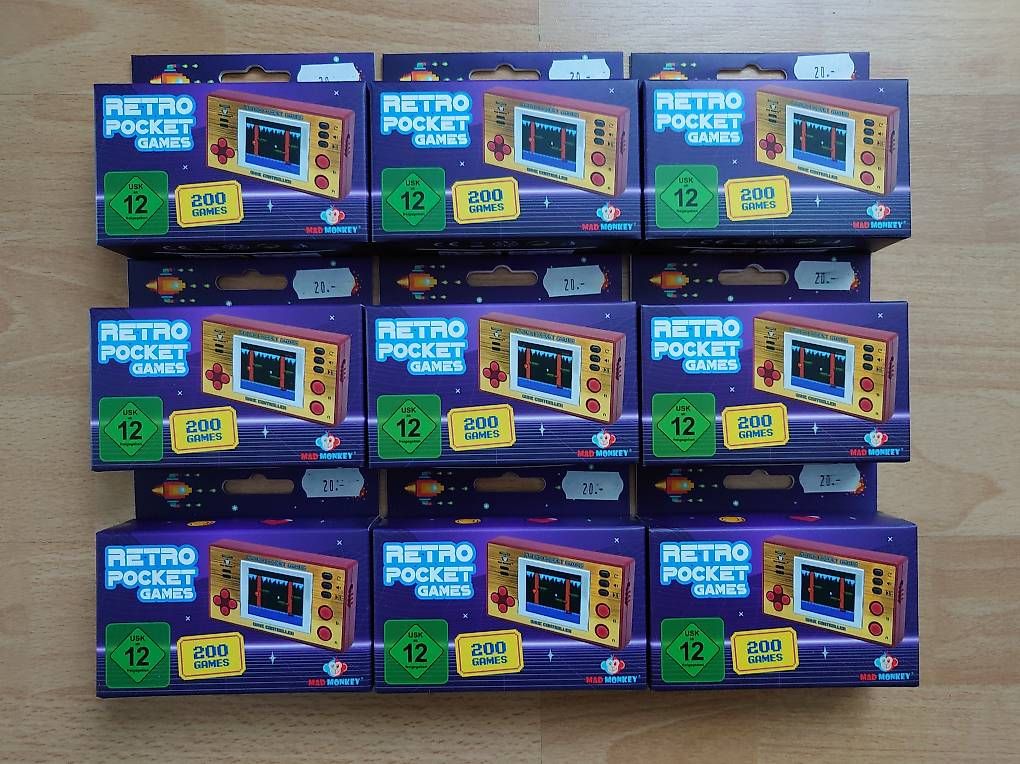 Console: Mad Monkey Retro Pocket Games – Nuovo e nell'imballaggio originale da Leuzigen venduto da Darcry 1