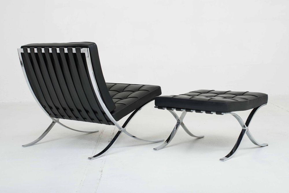 Knoll Barcelona Sessel & Ottoman Ludwig Mies van der Rohe Kaufen