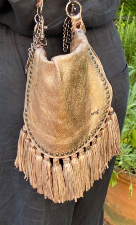 Hochwertige Boho Ledertasche von Maze