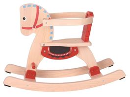 Spielba Schaukelpferd aus Holz für Kinder