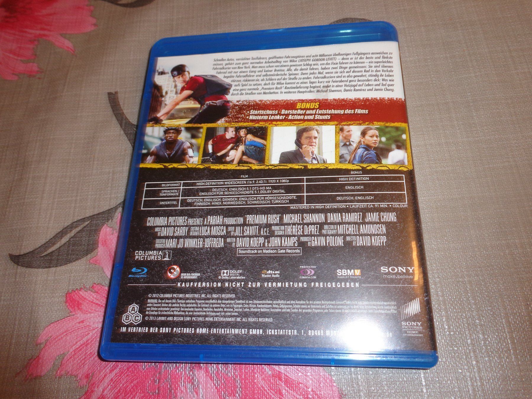 Tutti i DVDs: Premium Rush BLU-RAY – Usato da Olten venduto da Disc-Verkauf 2