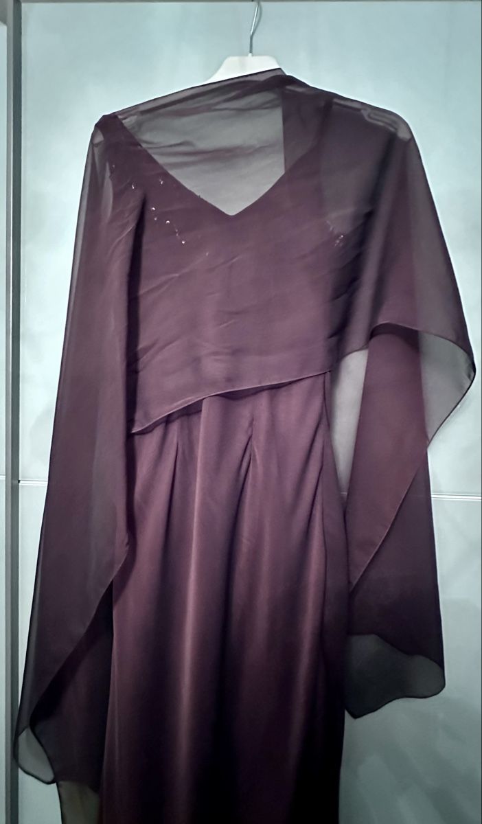 Vestiti: Langes braunes Abendkleid - Grösse 38 - Marke Modissa – Usato da Nänikon venduto da Nd73 8