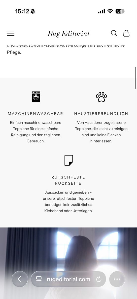Teppiche: Vera Teppich Rautenmuster creme neuwertig – Gebraucht aus Pfäffikon ZH von Die_Wislis 2