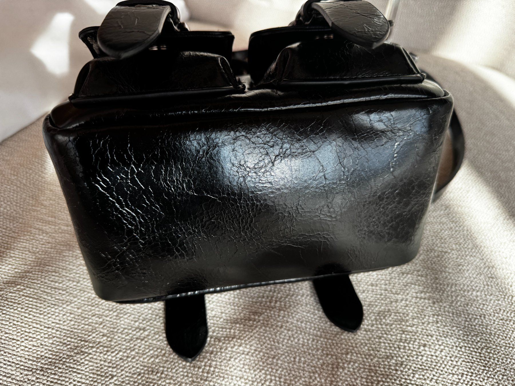Borse da donna: Kleine Bowlingbag schwarz-silber – Nuovo (secondo la descrizione) da Muttenz venduto da einfach-schoen 3