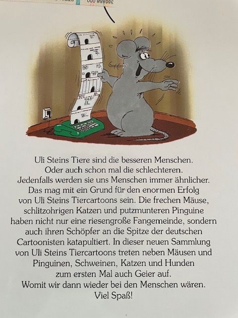 Fumetti: Zweimal gemischtes Eis mit Sahne - Uli Stein Cartoons – Usato da Zürich venduto da LodgE-21 3